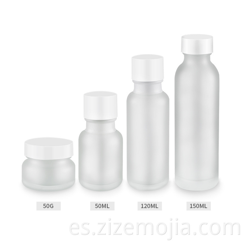 Botella de cristal cosmética de la loción de la nueva llegada 50ml 100ml 150ml